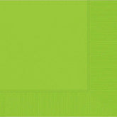 Kiwi Green 3-Ply Beverage Napkins, 20 Ct. | Party Tableware